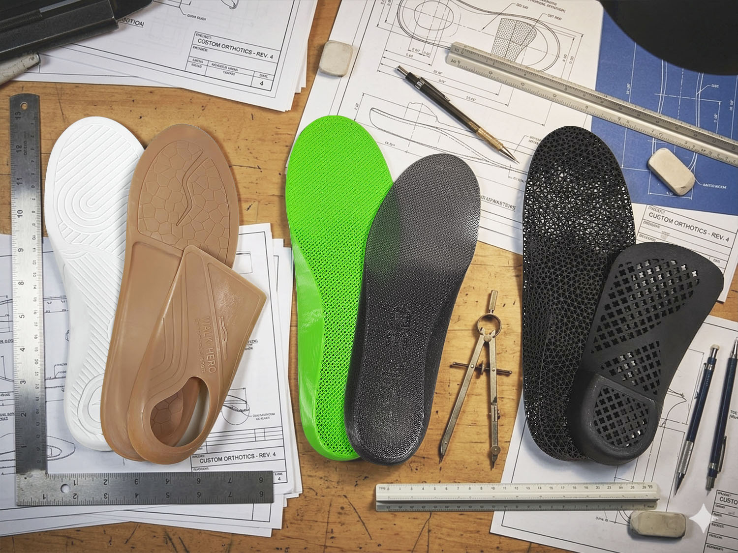 Rapid insole prototyping