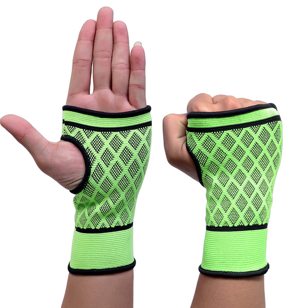 Sports & Carpal Tunnel Relief Fingerless Wrist Wrap