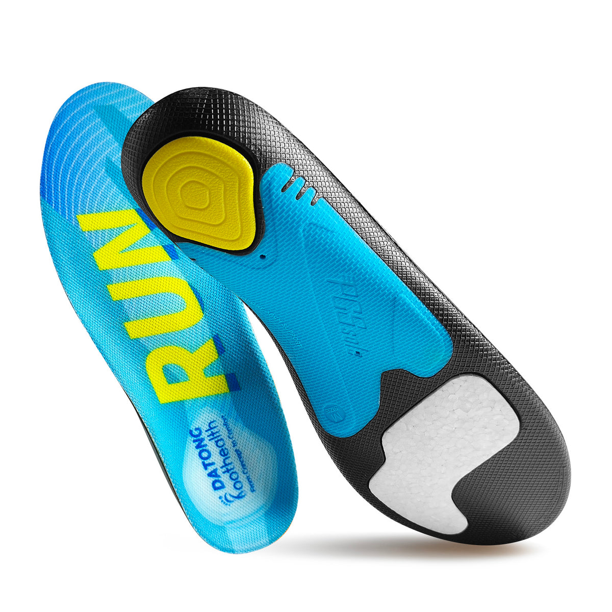Foot insoles for running