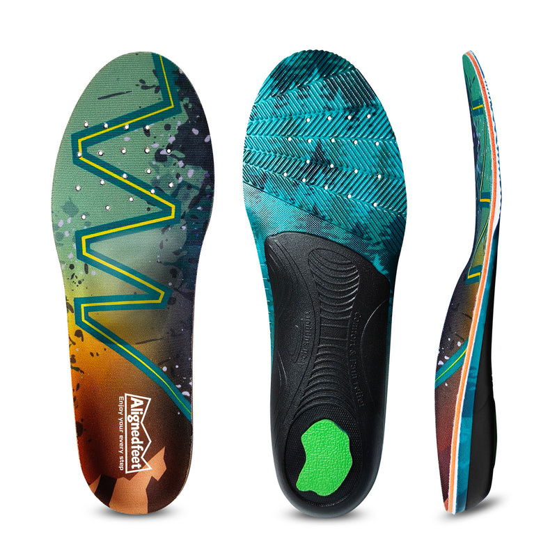 Multi-Pad Arch Support Insoles for Flat Feet