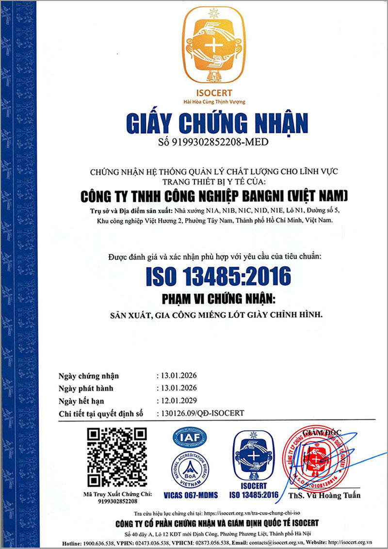 ISO 13485 medical device quality certificate