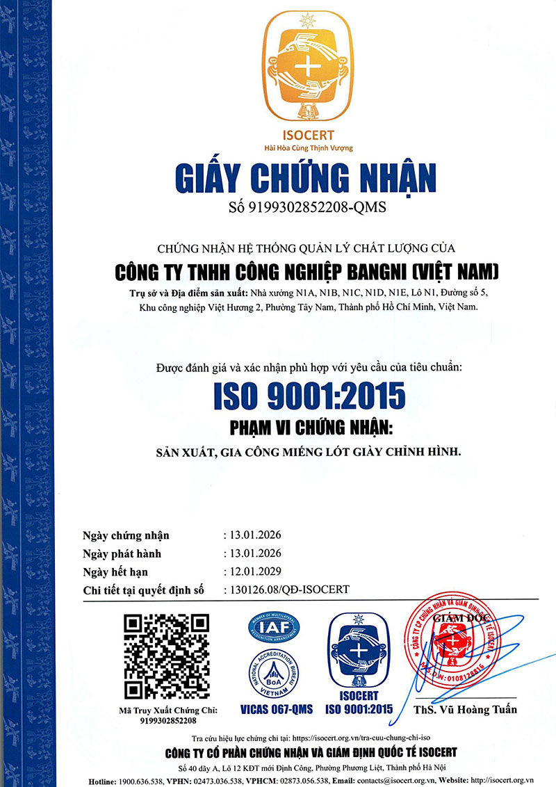 ISO 9001 quality management certificate